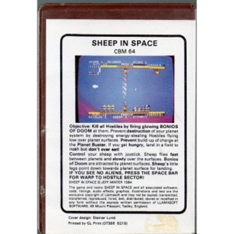 SHEEP IN SPACE C64 TAPE