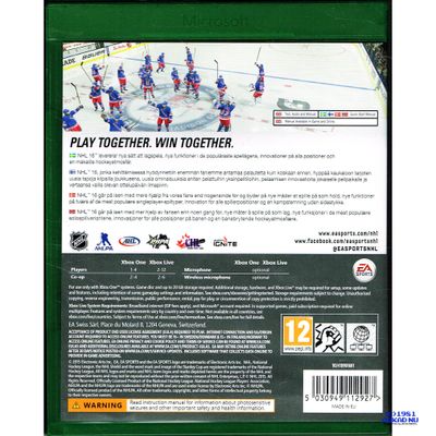 NHL 16 XBOX ONE