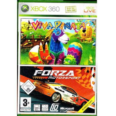 VIVA PINATA + FORZA MOTORSPORT 2 XBOX 360