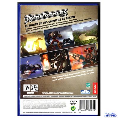 TRANSFORMERS PS2 SPANSK