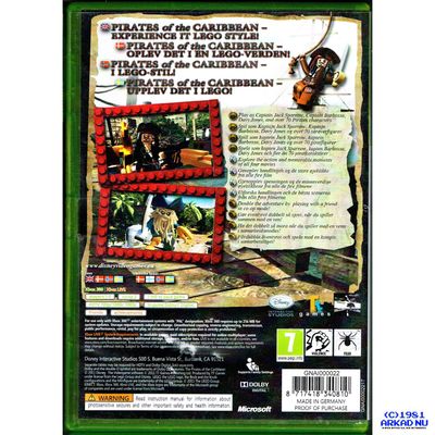 LEGO PIRATES OF THE CARIBBEAN XBOX 360