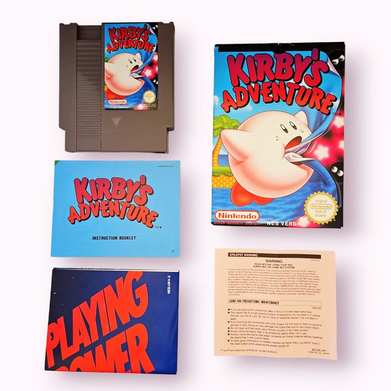 KIRBYS ADVENTURE NES UKV PAL-A