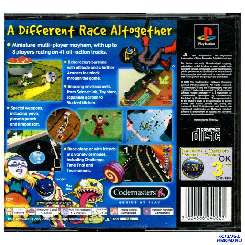 MICRO MANIACS PS1