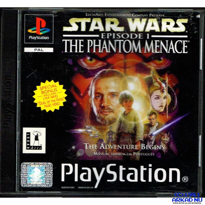 STAR WARS EPISODE I THE PHANTOM MENACE PS1