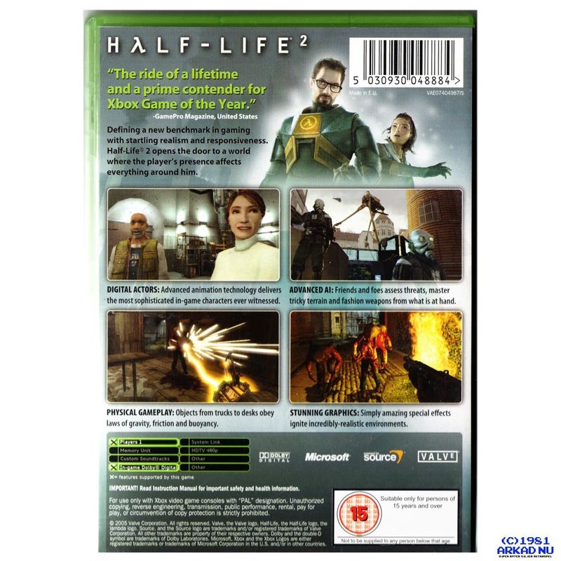 HALF-LIFE 2 XBOX