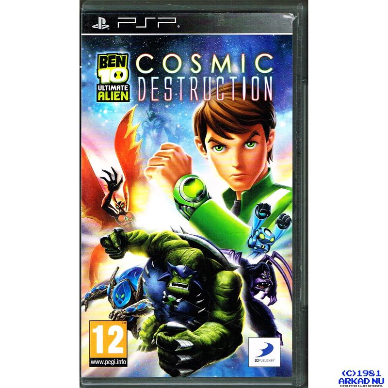 BEN 10 ULTIMATE ALIEN COSMIC DESTRUCTION PSP