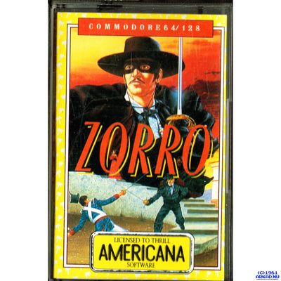 ZORRO C64 KASSETT