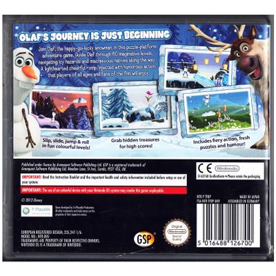 FROZEN OLAFS QUEST DS