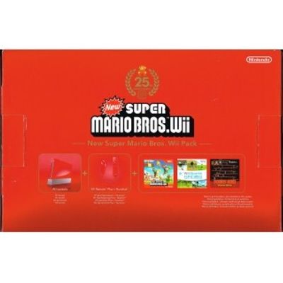 NINTENDO WII NEW SUPER MARIO BROS 25TH ANNIVERSARY EDITION