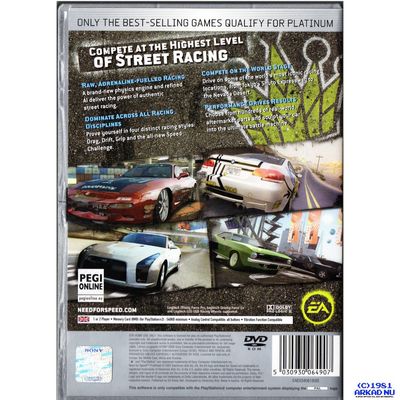 NEED FOR SPEED PROSTREET PS2