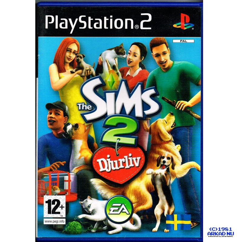 THE SIMS 2 DJURLIV PS2