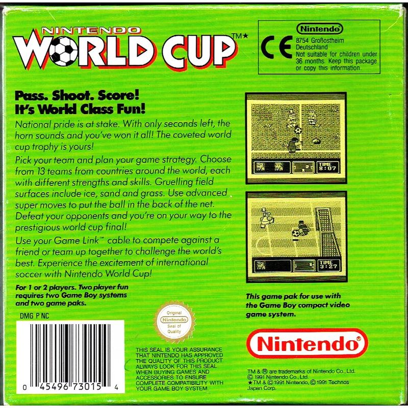 NINTENDO WORLD CUP GAMEBOY SCN