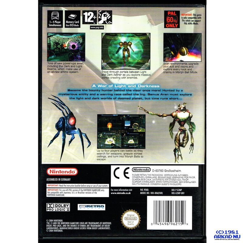 METROID PRIME 2 ECHOES GAMECUBE