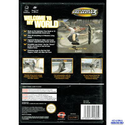 TONY HAWK PRO SKATER 3 GAMECUBE