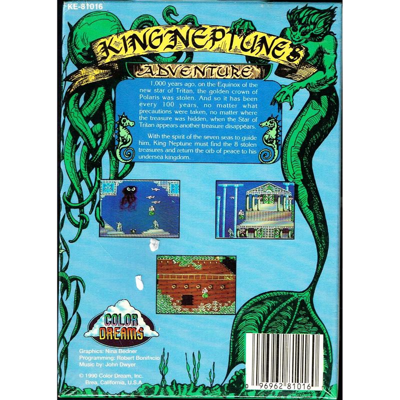 KING NEPTUNES ADVENTURE NES