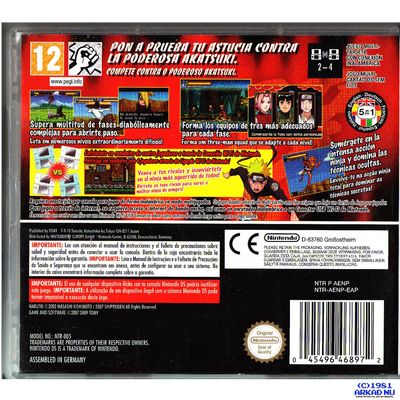 NARUTO SHIPPUDEN NINJA COUNCIL 3 EUROPEAN VERSION DS