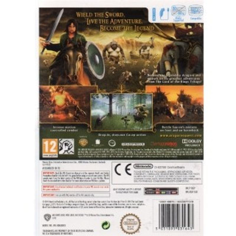 THE LORD OF THE RINGS ARAGORN'S QUEST WII