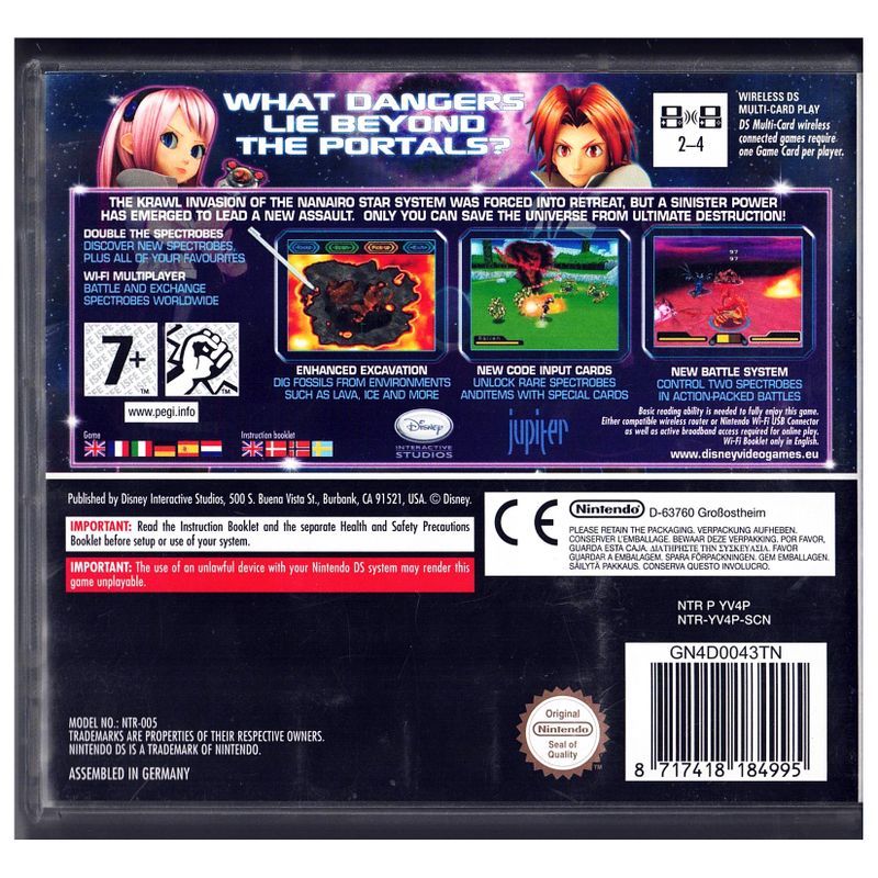 SPECTROBES BEYOND THE PORTALS DS