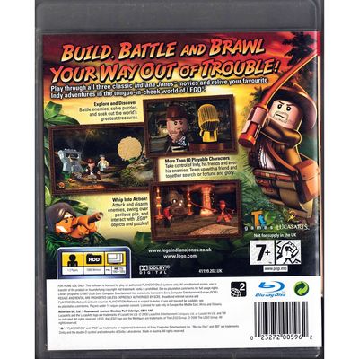 LEGO INDIANA JONES 2 THE ADVENTURE CONTINUES PS3