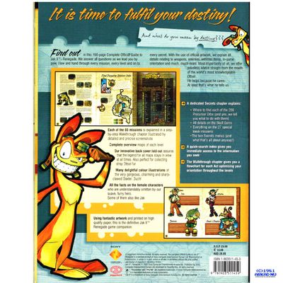 JAK II RENEGADE THE COMPLETE OFFICIAL GUIDE PIGGYBACK