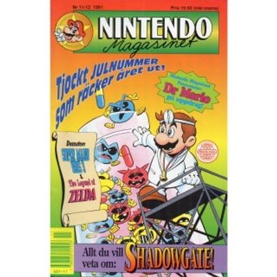 NINTENDO MAGASINET NR 11-12 1991