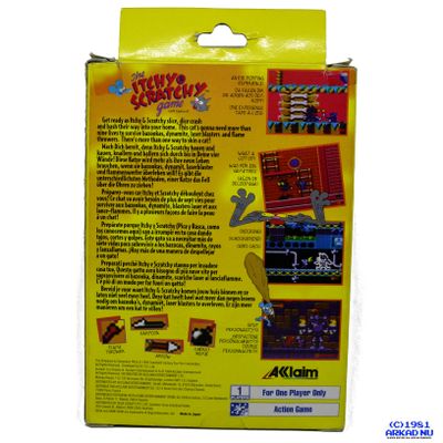 THE ITCHY & SCRATCHY GAME GAME GEAR