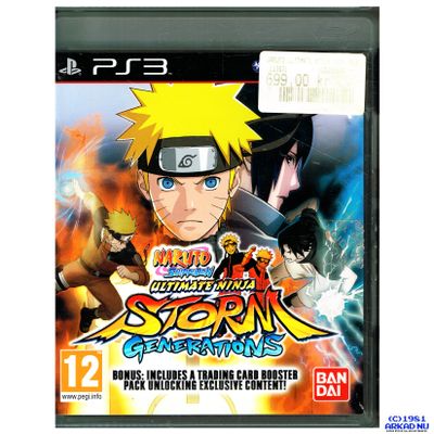 NARUTO SHIPPUDEN ULTIMATE NINJA STORM GENERATIONS PS3 MED SAMLARKORTEN