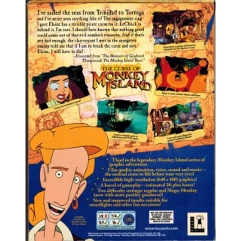 CURSE OF MOKEY ISLAND PC BIGBOX