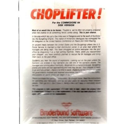 CHOPLIFTER C64 DISKETT NYTT