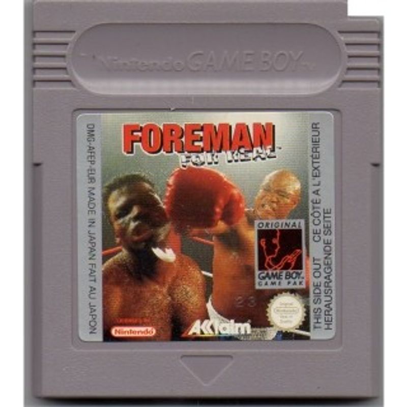 FOREMAN FOR REAL GAMEBOY