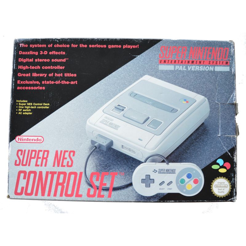 SUPER NINTENDO SNES BASENHET BOXAD