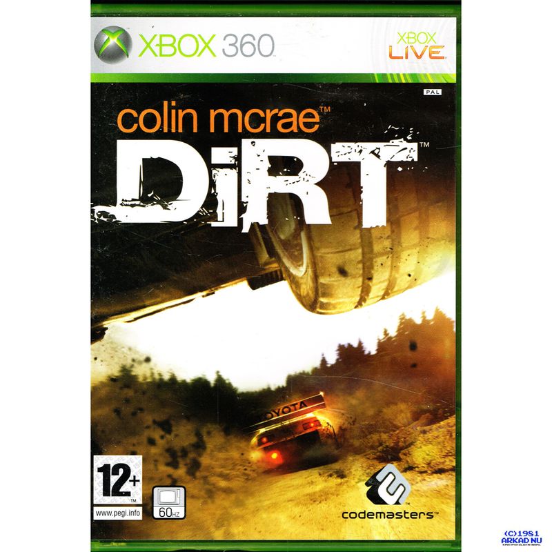 COLIN MCRAE DIRT XBOX 360