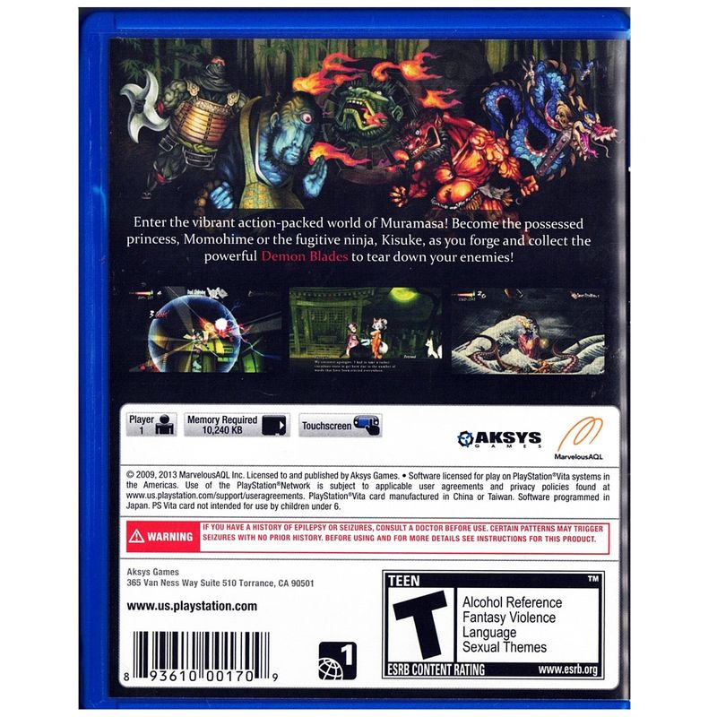 MURAMASA REBIRTH PS VITA