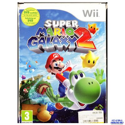 SUPER MARIO GALAXY 2 WII MED BONUS DVD OCH SLEEVE