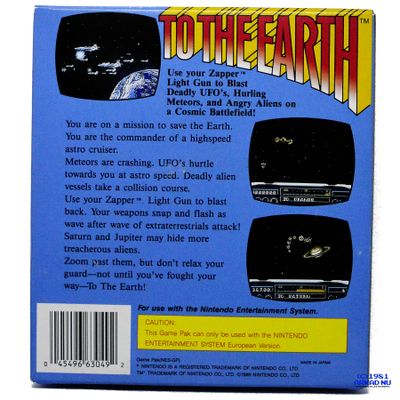 TO THE EARTH NES - NYSKICK