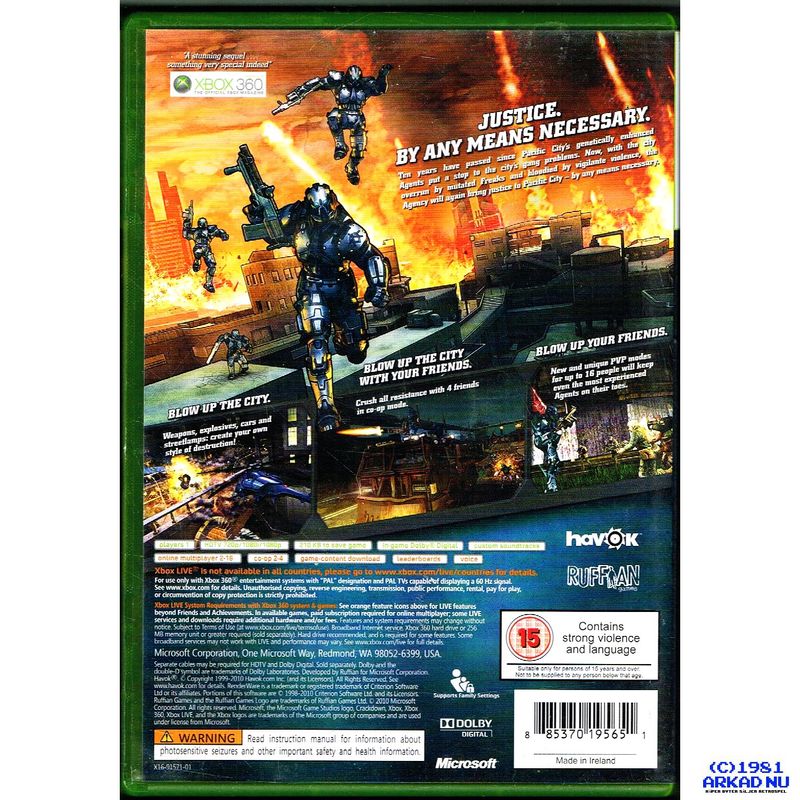 CRACKDOWN 2 XBOX 360