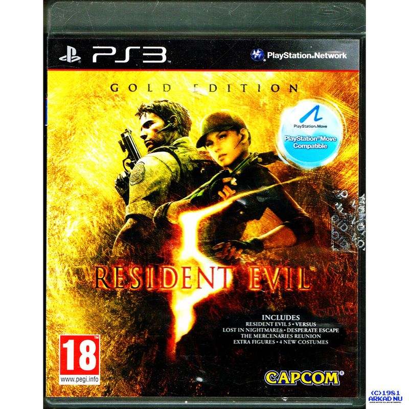 RESIDENT EVIL 5 GOLD EDITION PS3