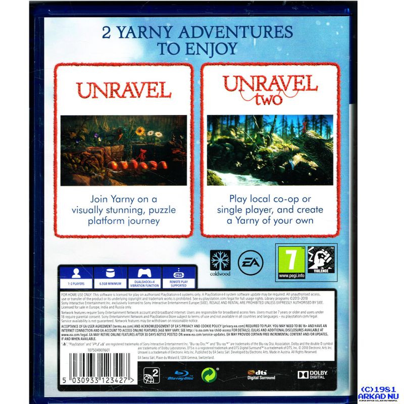 UNRAVEL YARNY BUNDLE PS4