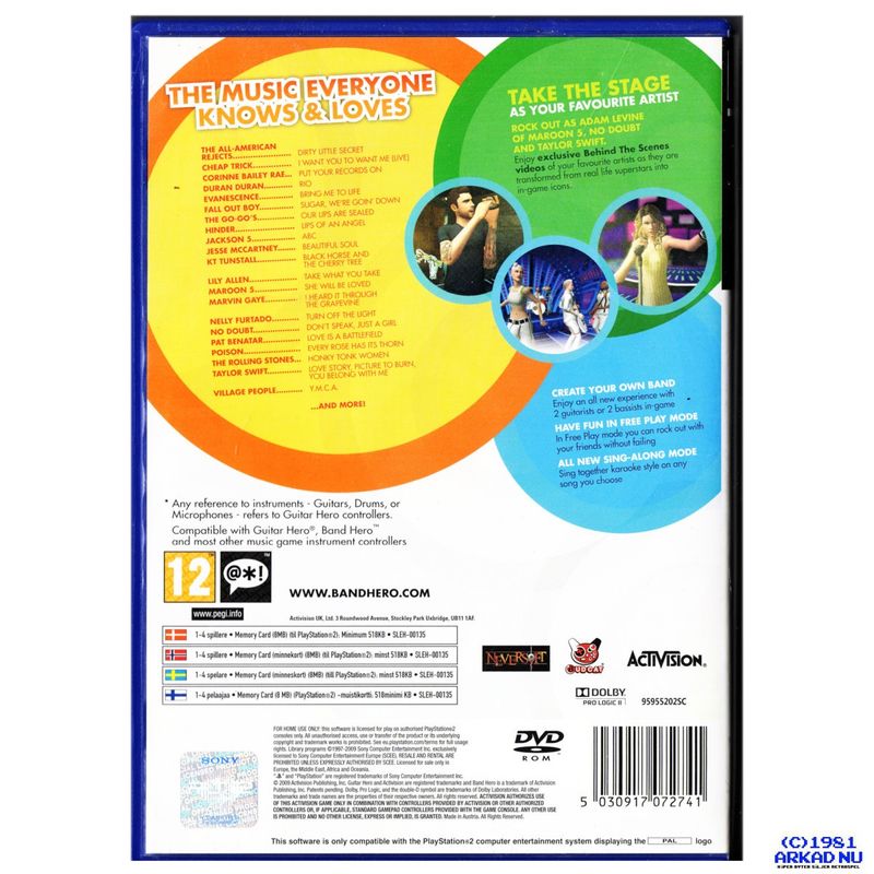 BAND HERO PS2