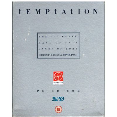 TEMPTATION (THE 7TH GUEST - HAND OF FATE - LANDS OF LORE - INDYCAR RACING) PC BIG BOX