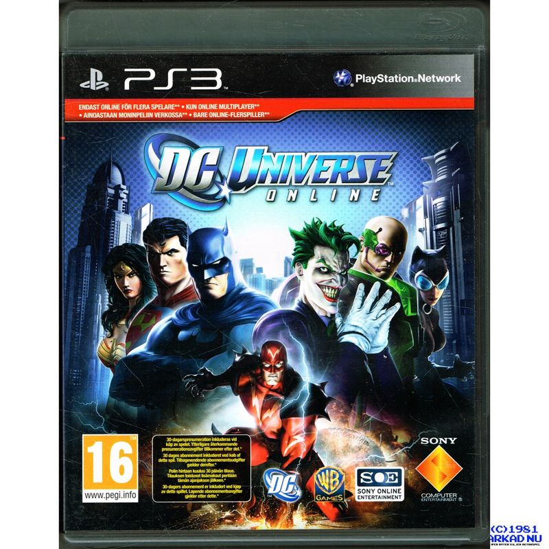 DC UNIVERSE ONLINE PS3