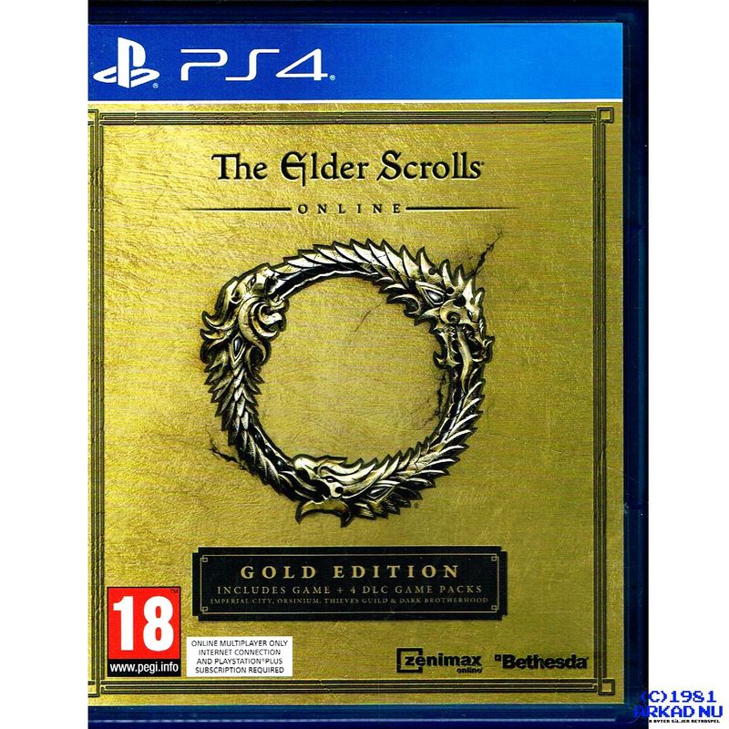 ELDER SCROLLS ONLINE GOLD EDITION PS4