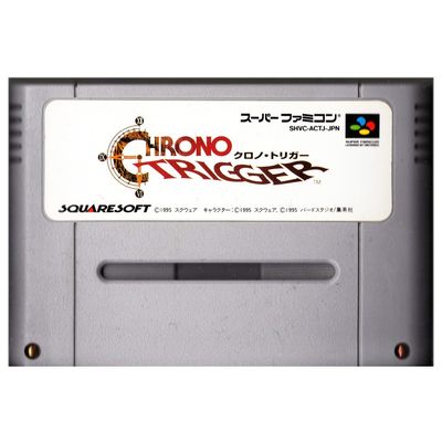 CHRONO TRIGGER SUPER FAMICOM JAPANSK SPELET ÄR PÅ JAPANSKA