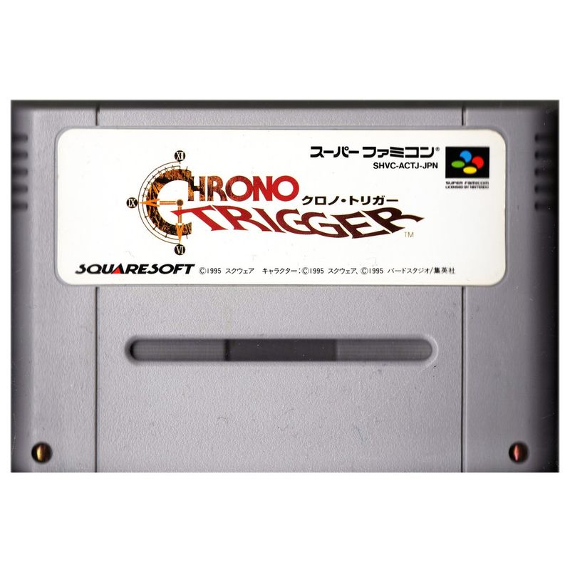 CHRONO TRIGGER SUPER FAMICOM JAPANSK SPELET ÄR PÅ JAPANSKA