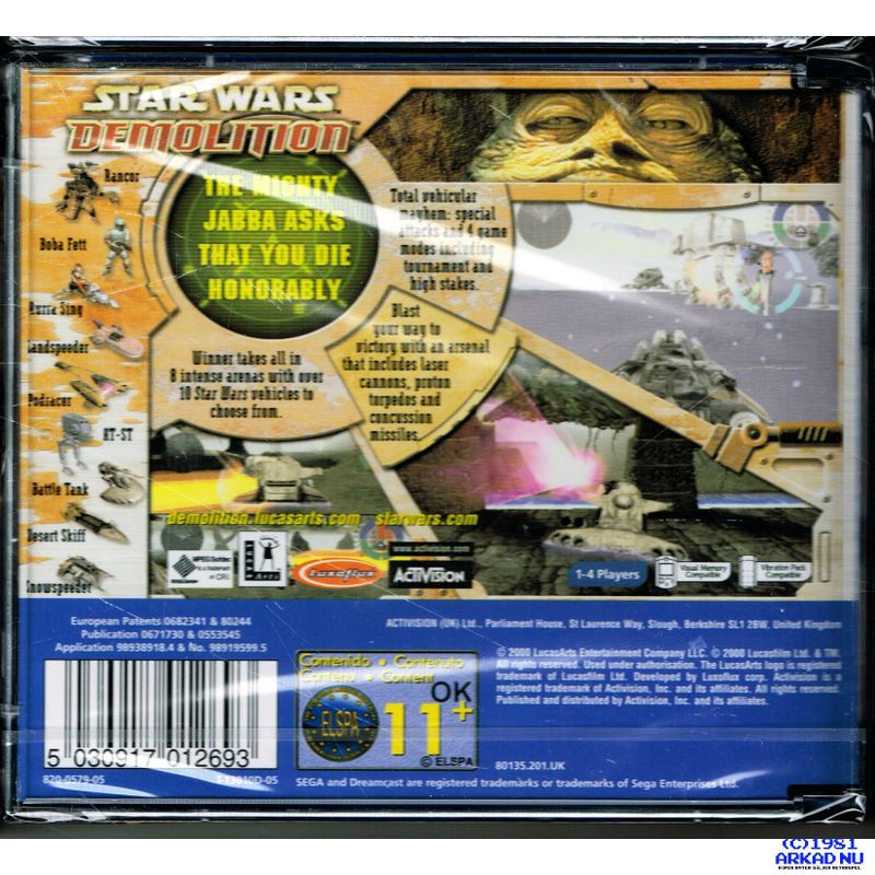 STAR WARS DEMOLITION DREAMCAST