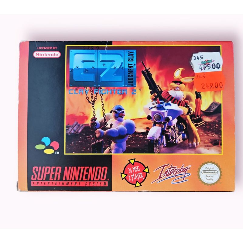 C2 JUDGEMENT CLAY CLAY FIGHTER 2 SNES SCN