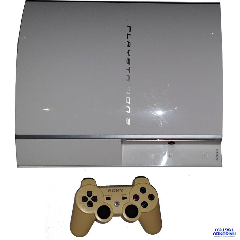 SONY PLAYSTATION 3 CERAMIC WHITE JAPANSK 40GB