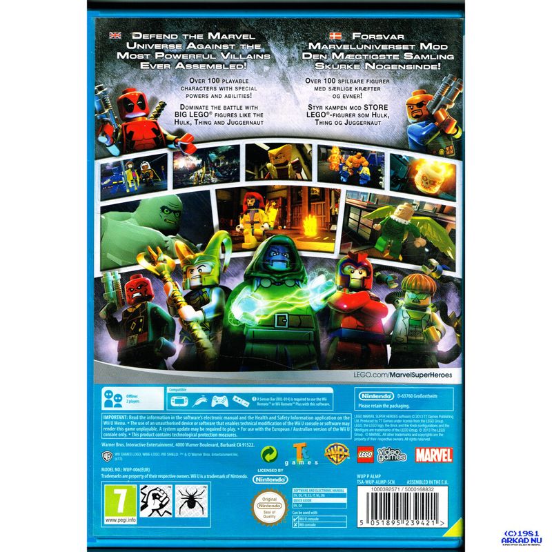 LEGO MARVEL SUPER HEROES WII U