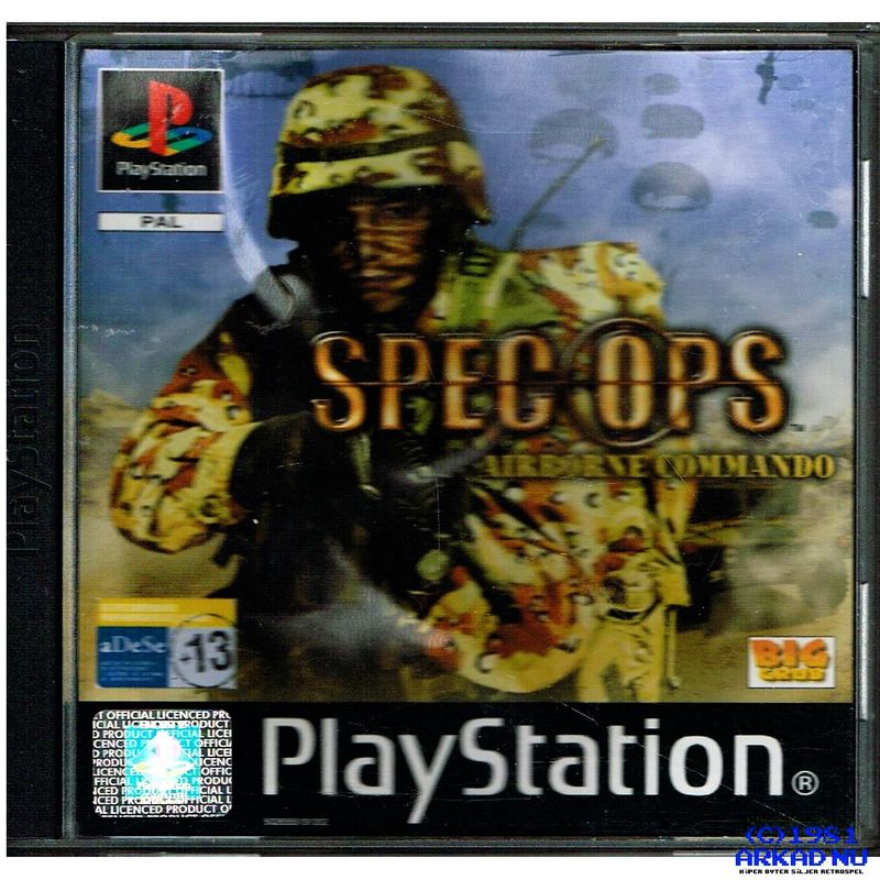 SPEC OPS AIRBORNE COMMANDO PS1