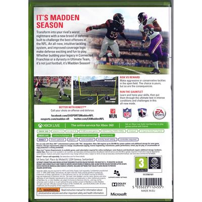 MADDEN NFL 15 XBOX 360